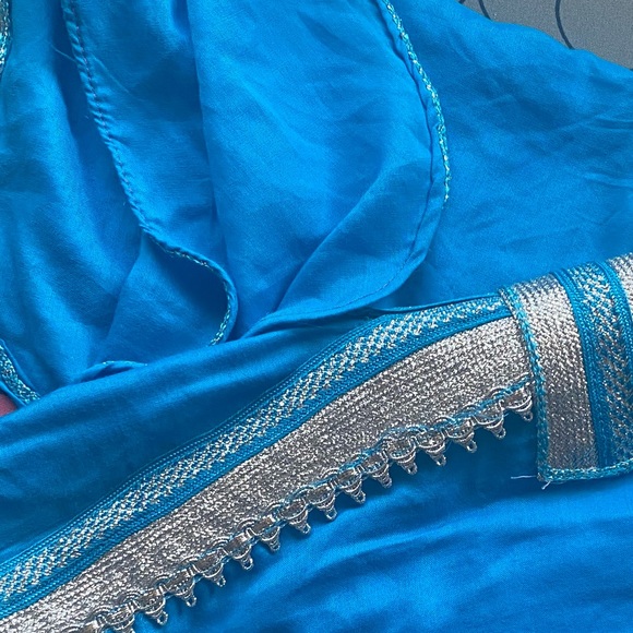 Boho Handmade Embroidered Kaftan Tunic Dress - Picture 7 of 9